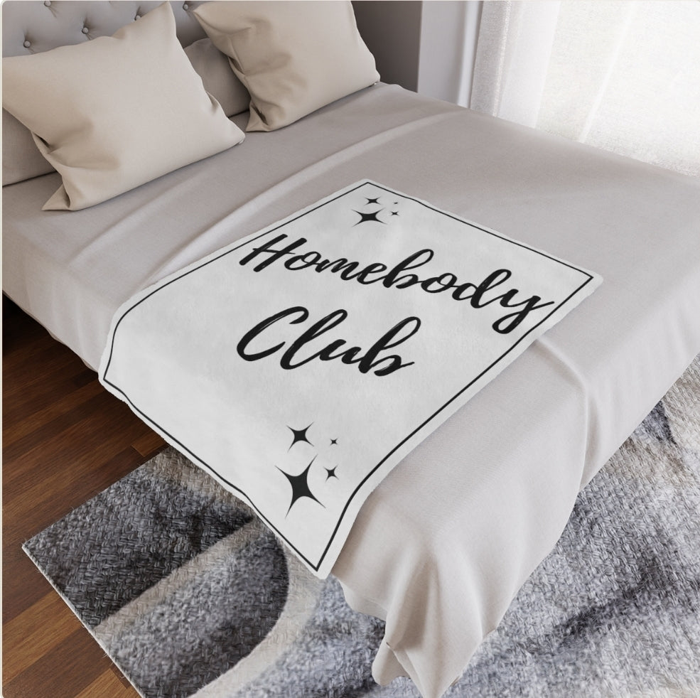 Homebody Club Microfiber Throw Blanket