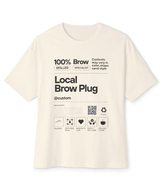 Custom Brow Plug Tee