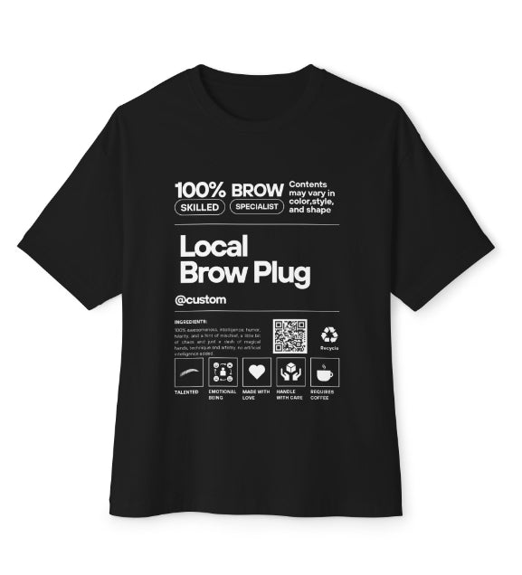 Custom Brow Plug Tee