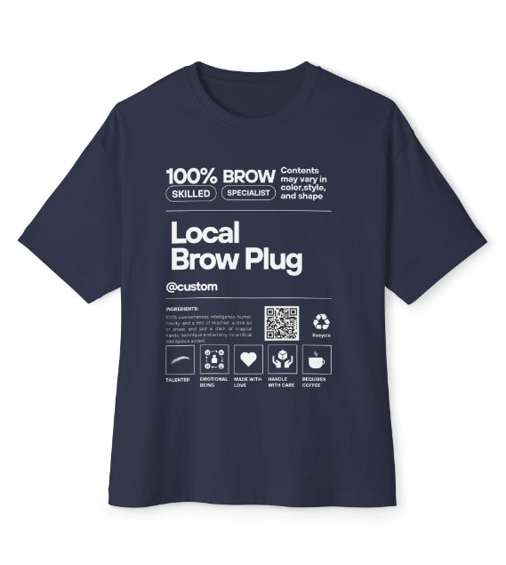 Custom Brow Plug Tee