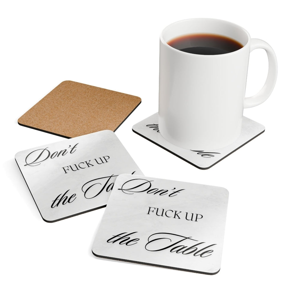 Don't F*ck up the Table Coaster set