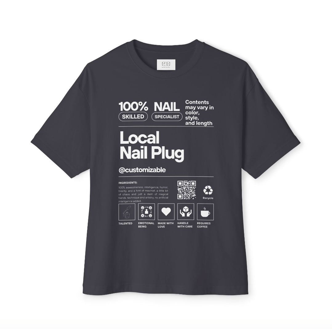 Custom Nail Plug Tee