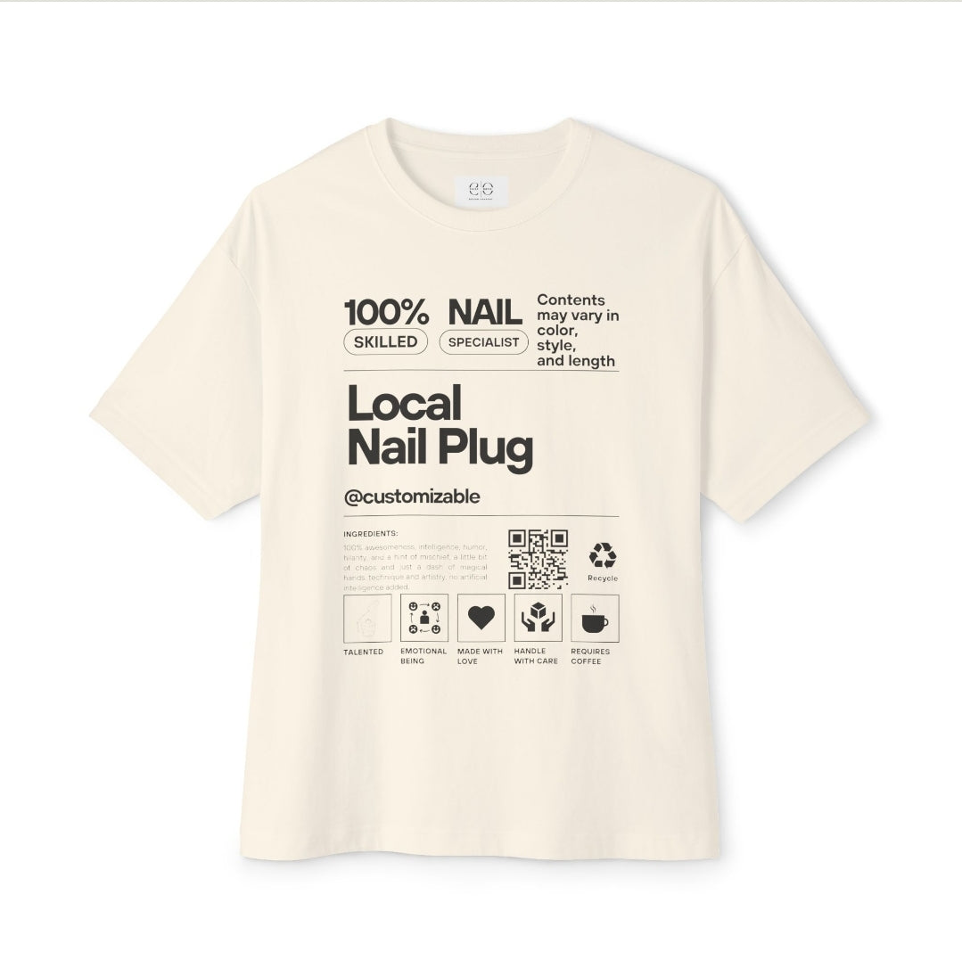 Custom Nail Plug Tee