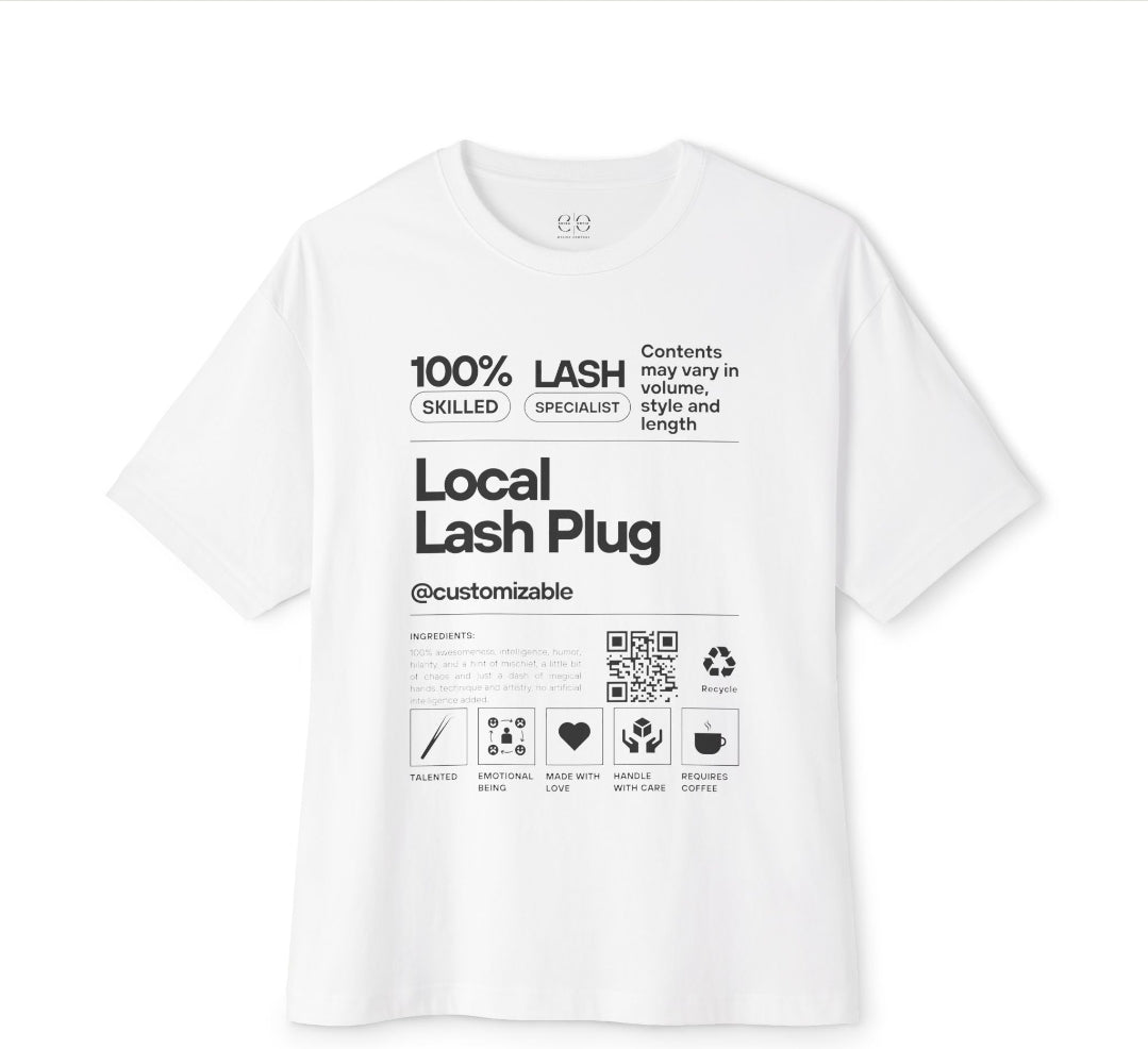 Custom Lash Plug Tee