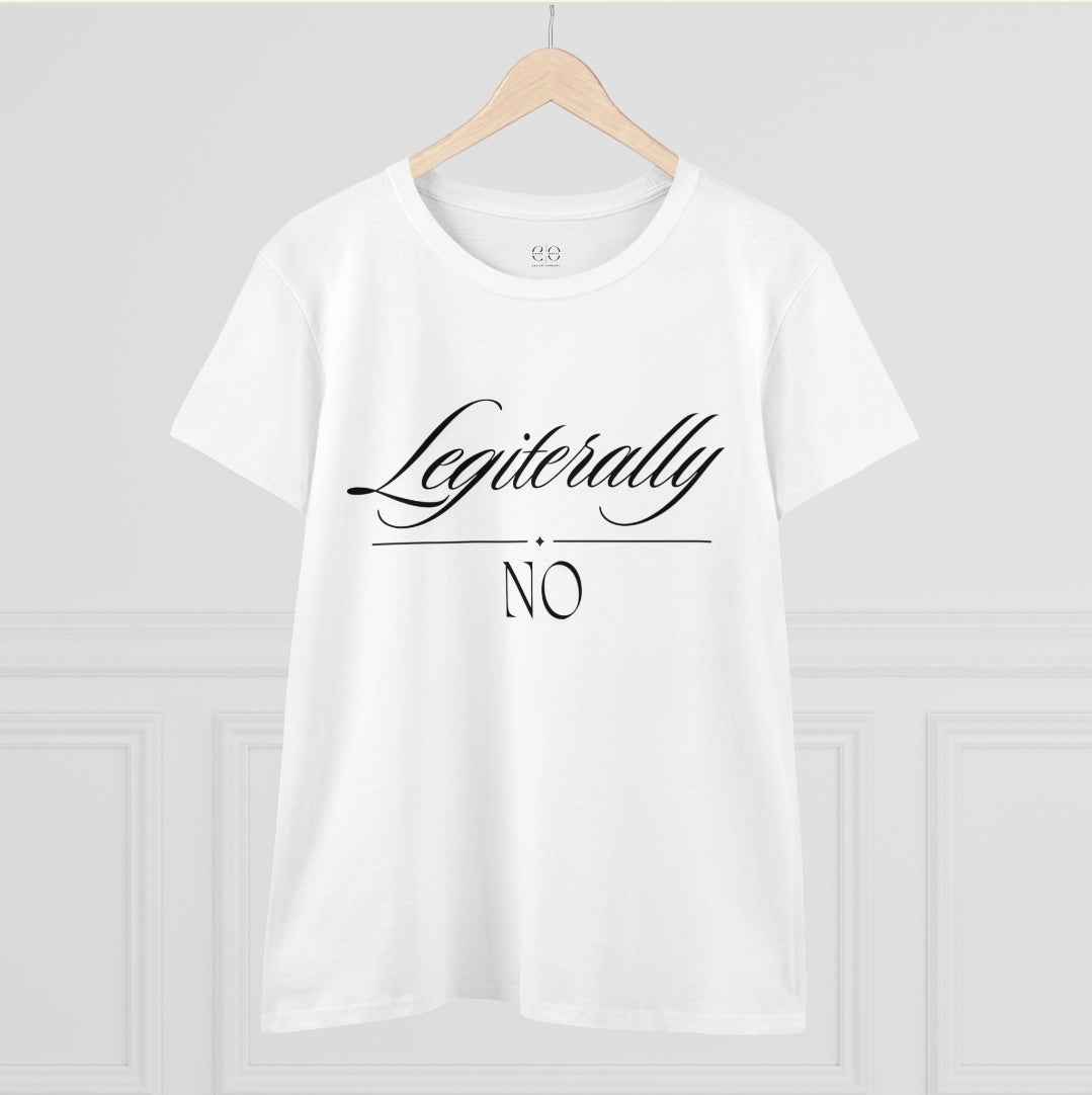 Legiterally No Womens Softstyle Tee