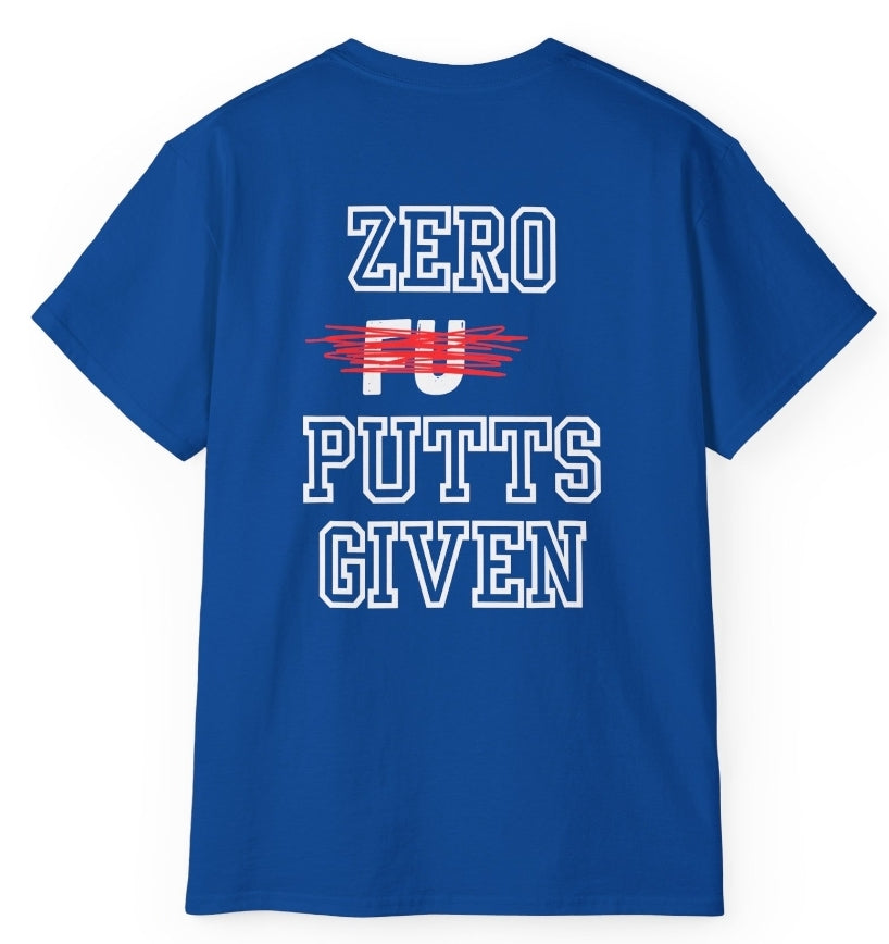 Zero F* - PUTTS GIVEN (back print )